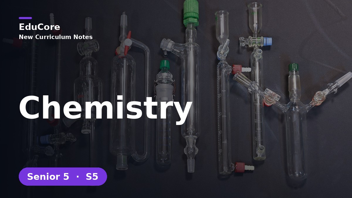 S5 Chemistry — A-Level Notes